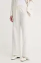 μπεζ Παντελόνι με λινό μείγμα Day Birger et Mikkelsen Terri - Solid Linen Γυναικεία