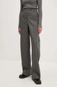 Штани з домішкою вовни Remain Curved Leg Pants прямий сірий 5018991959