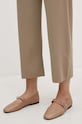 Kalhoty Max Mara Leisure béžová 2426336017600