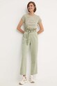 Pepe Jeans pantaloni AYLIN PL211763 verde AW24