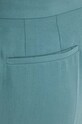 BA&SH pantaloni din amestec de in turcoaz 1H24GADW