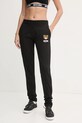 Tepláky Moschino Underwear s elastanom čierna A6890.4413