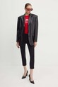 Elisabetta Franchi pantaloni PA02346E2 negru AW24