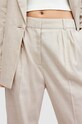 Одяг Дитячі лляні штани AllSaints WHITNEY TROUSER W017QA бежевий