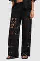 AllSaints pantaloni CHARLI EMB W031TA negru AW24