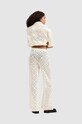 AllSaints pantaloni de bumbac MILLY TROUSER bej W059TA
