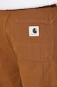 Carhartt WIP pantaloni in cotone Pierce Pant Straight I032966.HZ02 marrone
