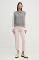 Штани United Colors of Benetton 4OIGDF076 рожевий AW24