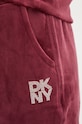 Dkny pantaloni de trening burgundia DP4P3535