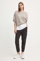 Dkny pantaloni della tuta DP4P3469 nero AW24
