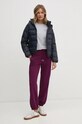 United Colors of Benetton pantaloni de trening 31NB3F03Y violet NC24