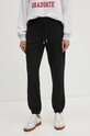 Спортивні штани United Colors of Benetton трикотаж чорний 31NB3F03Y
