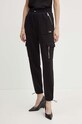 MICHAEL Michael Kors pantaloni de trening din bumbac tricotaj negru MT430P24MY