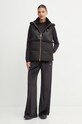 EA7 Emporio Armani pantaloni de trening din velur TJZDZ.6DTP76.1200 negru AW24