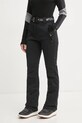 EA7 Emporio Armani pantaloni da sci Kitzbuhel High Waisted Softshell nero TN8HZ.6DTP03.1200