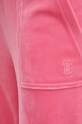 Juicy Couture spodnie dresowe różowy JCAP180.679