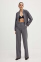 Marella pantaloni in misto lana 2423136094200 grigio AW24