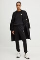 Armani Exchange pantaloni della tuta 6DYP82.YJFYZ nero AW24