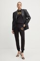 Bavlnené tepláky Versace Jeans Couture 77HAAT00.CF01T čierna AW24