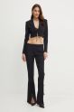 Versace Jeans Couture pantaloni 77HAA115.N0394 negru AW24