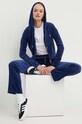 Спортивные штаны из велюра Juicy Couture TINA TRACKPANTS JCAPW045.484 тёмно-синий AW24