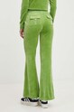 Ρούχα Βελούδινο παντελόνι φόρμας Juicy Couture CAISA JCSEBJ008.677 πράσινο