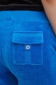 Juicy Couture velúr melegítőnadrág CAISA LOW RISE PANT kék JCSEBJ008.233