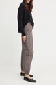Брюки Max Mara Leisure 2426786118600 серый AW24