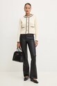 Δερμάτινο παντελόνι Luisa Spagnoli ORIGINARIO 541336 μαύρο AW24