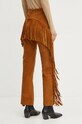Îmbrăcăminte Weekend Max Mara pantaloni de piele întoarsă Joy Road x Lucy Hale 2425436016600 maro