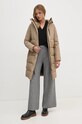 United Colors of Benetton pantaloni de trening cu amestec de lână 126WDF00S gri NC24