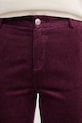 United Colors of Benetton spodnie sztruksowe fioletowy 4MIQDF07W
