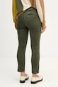 Oblačila Hlače iz rebrastega žameta United Colors of Benetton 4MIQDF07W zelena