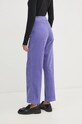 Îmbrăcăminte United Colors of Benetton pantaloni de catifea cord 4HA2DF07I violet