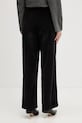 Îmbrăcăminte United Colors of Benetton pantaloni de catifea cord 4HA2DF07I negru
