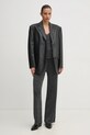 United Colors of Benetton pantaloni de trening 1194DF00T argintiu AW24