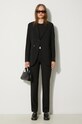Kenzo wool trousers FE62PA0929GE.99 black AW24