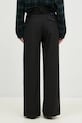 Oblečení Vlněné kalhoty Kenzo Solid Tailored Pants FE52PA0869RB.99 černá