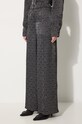 Hlače Kenzo Weave Pajama Pants crna FE62PA0849R1.99