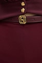 Elisabetta Franchi spodnie bordowy PA06147E2