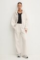 Abercrombie & Fitch pantaloni de trening KI147.4060.178 bej AW24