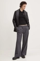 Abercrombie & Fitch pantaloni KI156.4417.954 grigio AW24