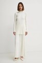 Twinset pantaloni della tuta 242LI3UAA beige AW24
