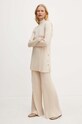 Twinset pantaloni de trening 242LI3UAA bej AW24