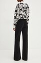 Îmbrăcăminte Twinset pantaloni de trening din catifea 242TT2480 negru
