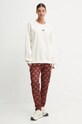 Спортивные штаны adidas x Farm Rio IV9755 бордо AW24