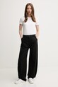 Alpha Industries spodnie bawełniane Field Pant 148021 czarny AW24