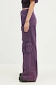 Bavlnené nohavice Alpha Industries Multipocket Pant 148022 fialová AW24
