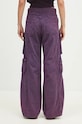 Oblečenie Bavlnené nohavice Alpha Industries Multipocket Pant 148022 fialová