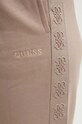 Памучен спортен панталон Guess STACIE бежов V4BB00.KC5O0